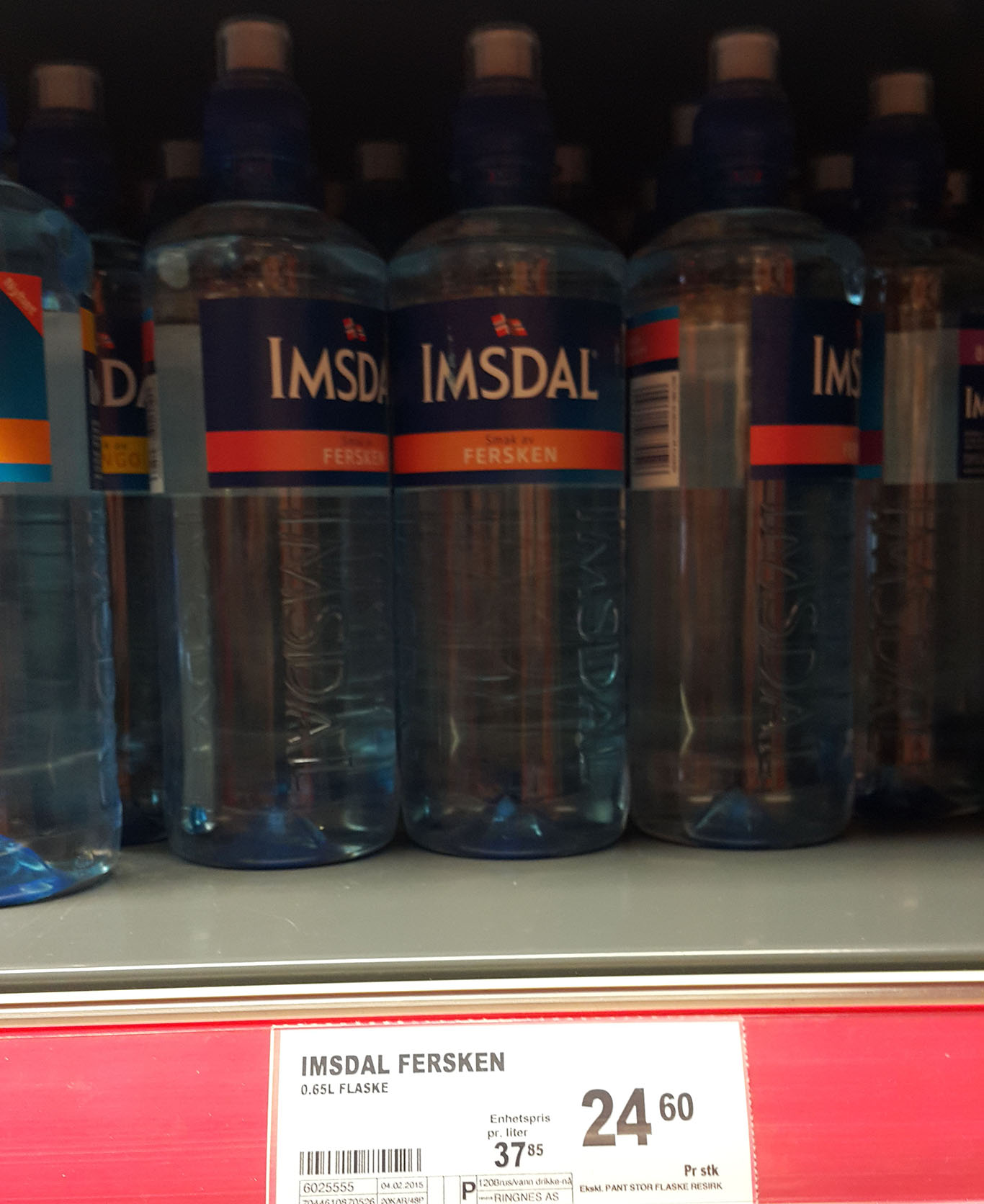 Cena wody, Norwegia