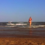 krótkie chwile plażowania